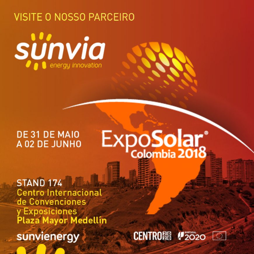 Sunvienergy – Soluções de Energia presente na ExpoSolar Colombia 2018