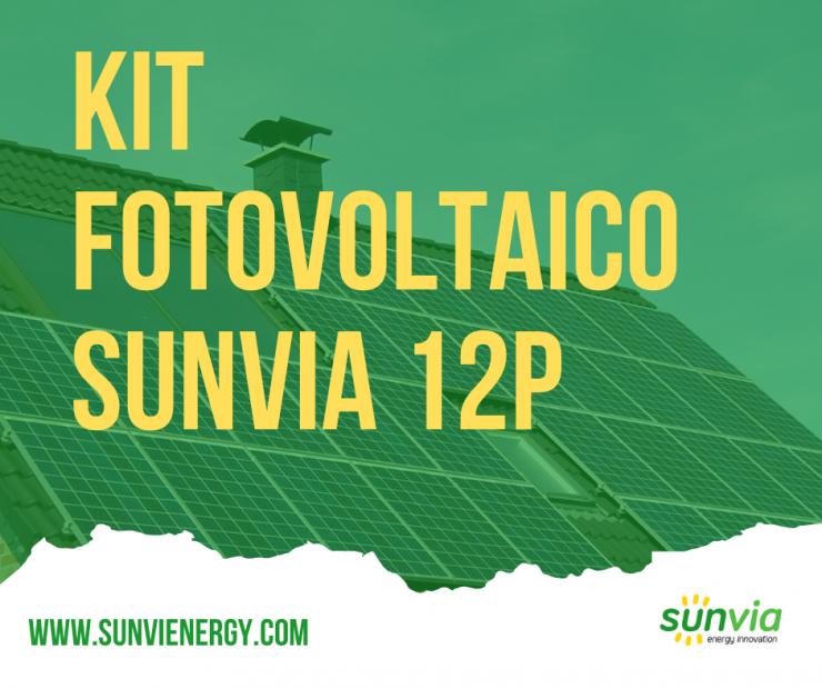 Kit Sunvia 12P Trifásico
