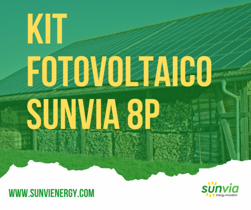Kit Sunvia 8P Monofásico
